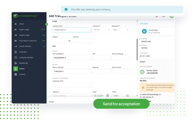 Auction offers section image